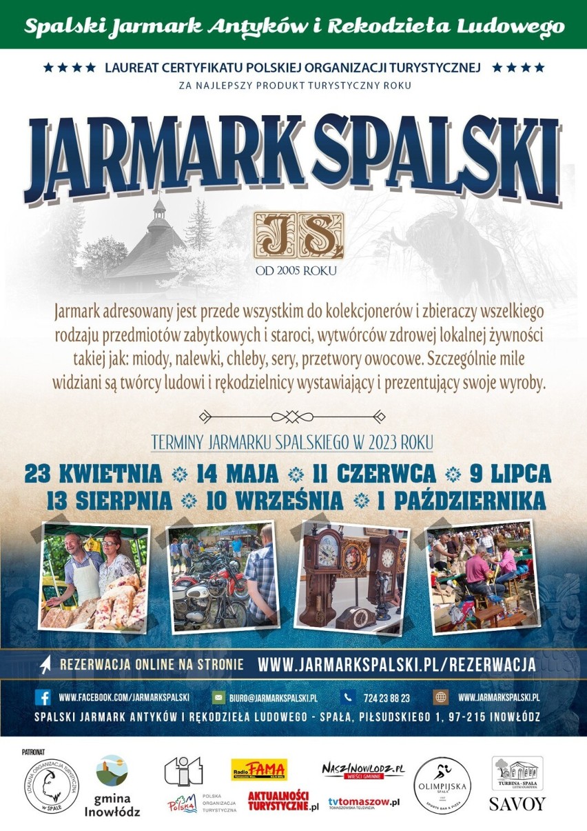 Pierwszy Jarmark Spalski już w najbliższą niedzielę, 23...