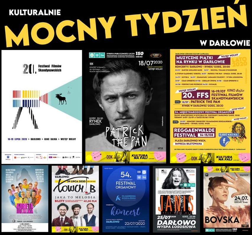 Lato pełne imprez w Darłowie. Miasto zaprasza na festiwale, koncerty i kabaret