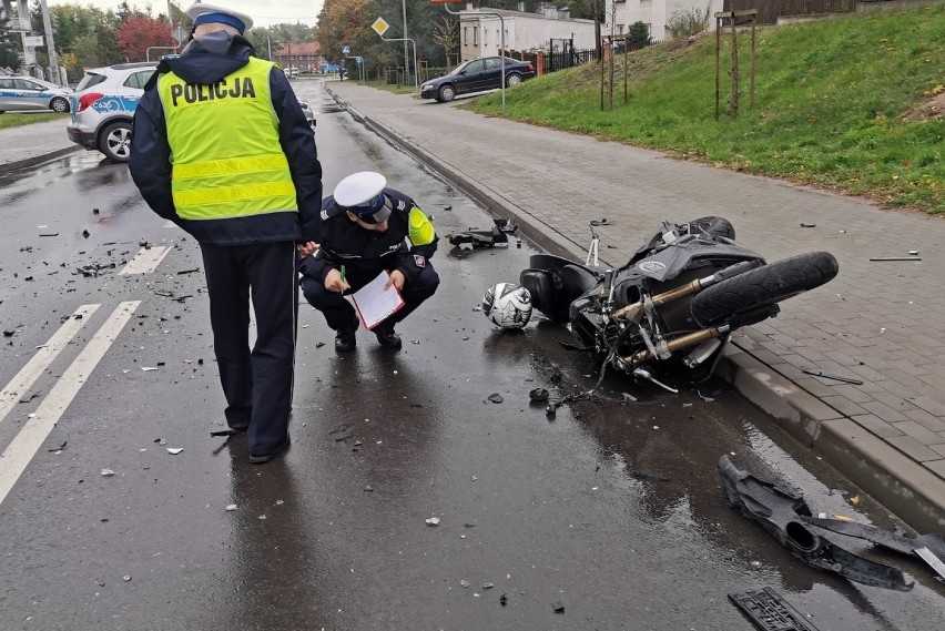 Tragiczny wypadek w Brodnicy. Nie żyje 19-letni motocyklista