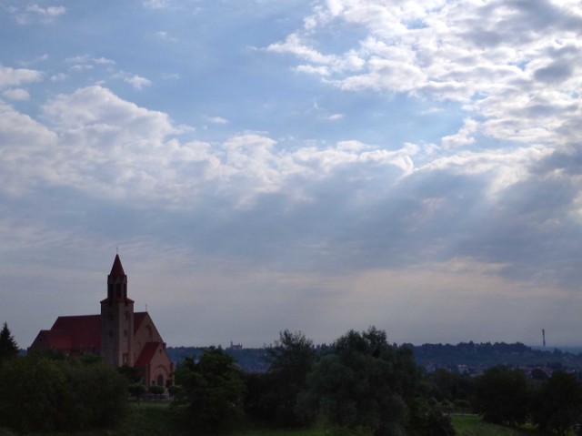 Wschód słońca nad Przemyślem.