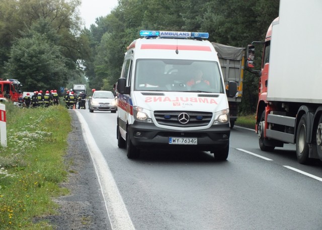 Wypadek karetki w Czarnym Lesie