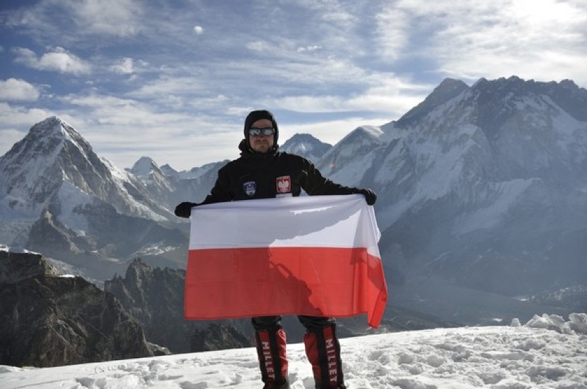 Bartłomiej Wróblewski na lobuche 6119 m, 13 kwietnia 2013