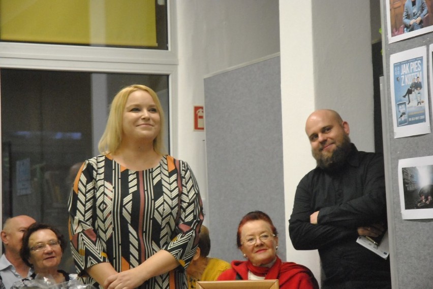 Spotkanie z Robertem Więckiewiczem w Bibliotece Miejskiej w Górze