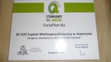 Szpital Jaworzno: leczncia ma certyfikat Programu Stawiamy na Jakość