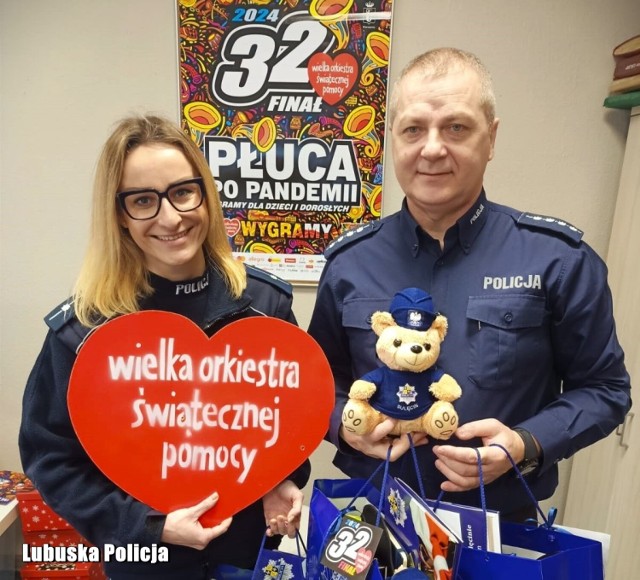 Policjanci z Sulęcina grają z WOŚP!