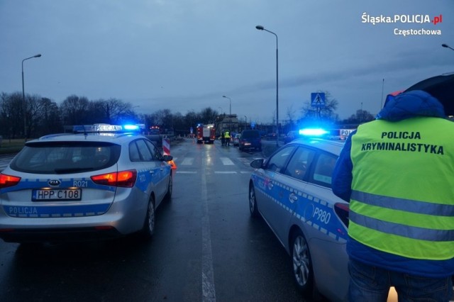 Śmiertelny wypadek na ulicy Pułaskiego w Częstochowie