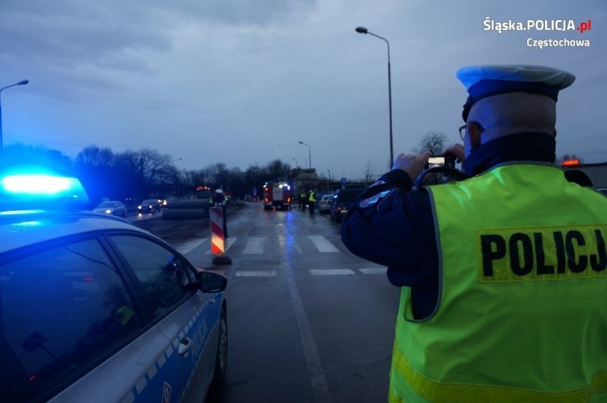 Śmiertelny wypadek na ulicy Pułaskiego w Częstochowie