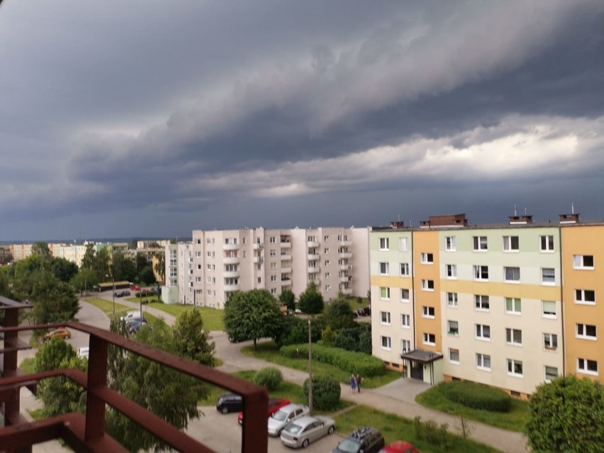 Burza nad Bydgoszczą - 26 czerwca 2020.