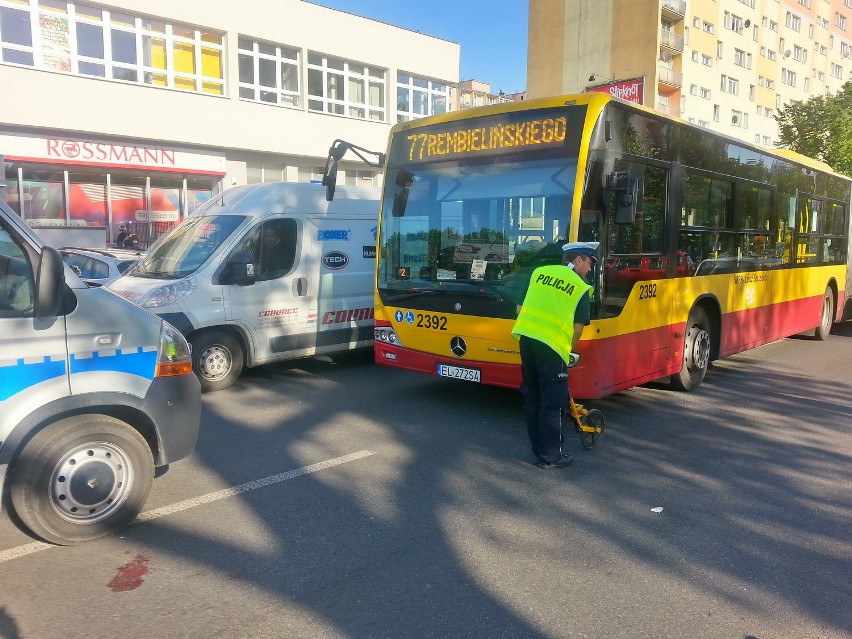 Na Tatrzańskiej autobus MPK potrącił pieszego