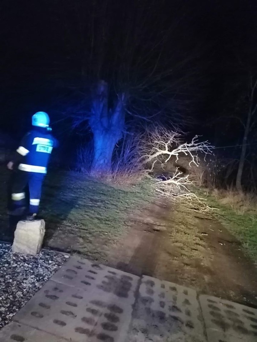 Orkan Sabina. 13 interwencji w powiecie sławieńskim 