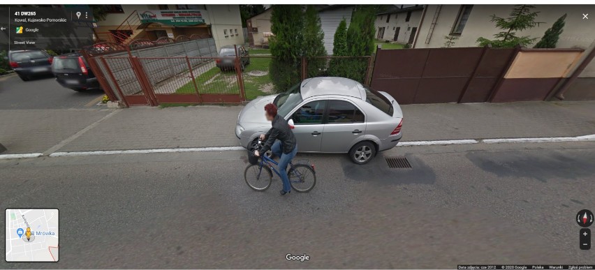Kamery Google Street View przyłapały mieszkańców Kowala [zdjęcia]