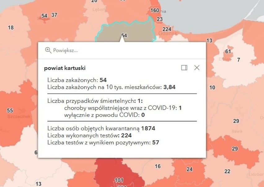 Koronawirus na Pomorzu 30.03.2021. 989 nowych przypadków zachorowania na Covid-19 w województwie pomorskim. Zmarło 46 osób
