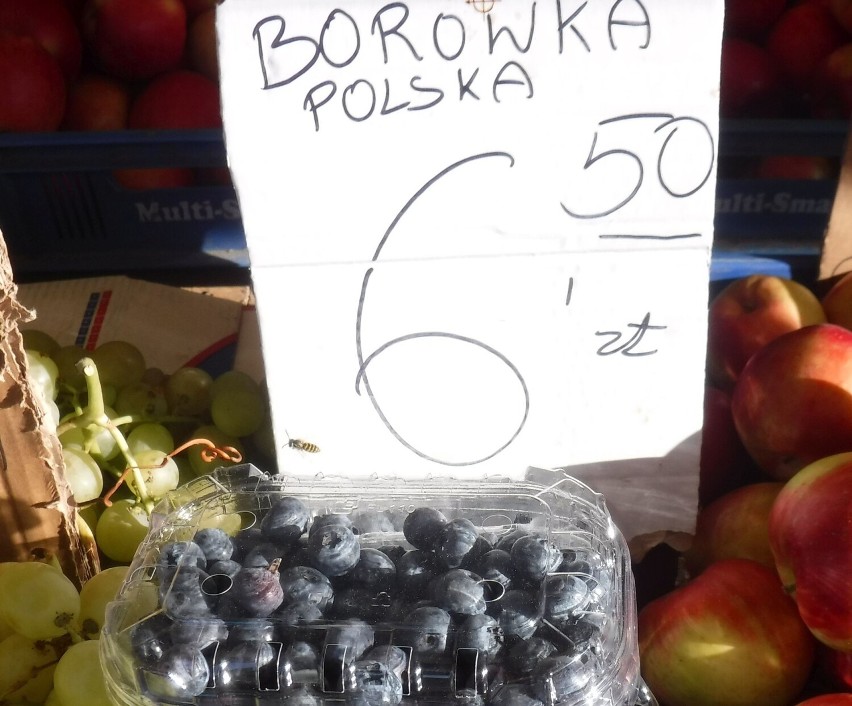 Za pojemnik borówki trzeba było zapłacić 6,50