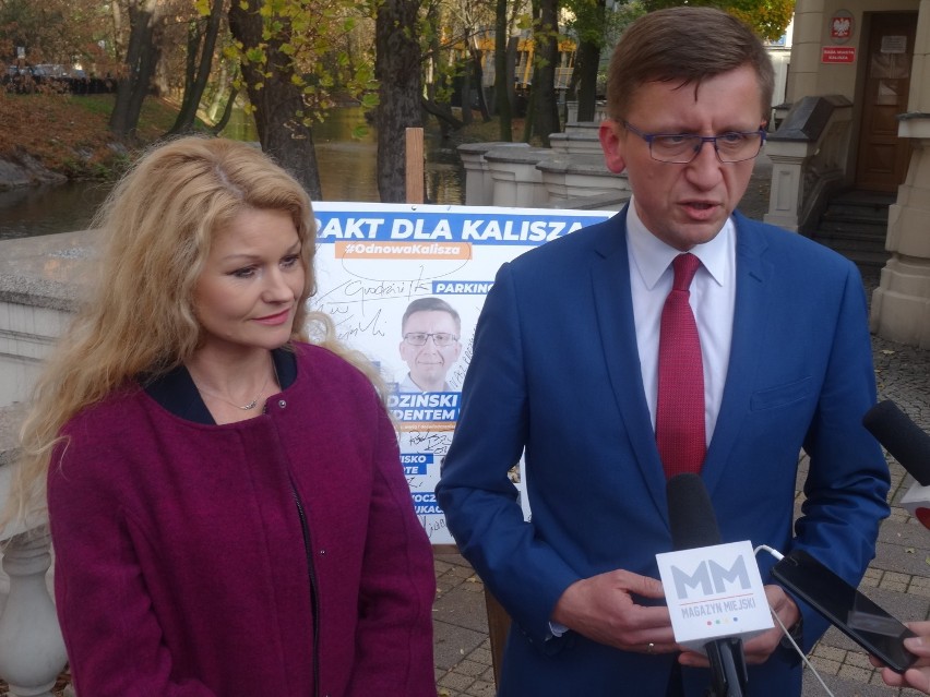 Karolina Pawliczak zachęca do głosowania na Dariusza Grodzińskiego. "Miasta nie stać na kłótnie"