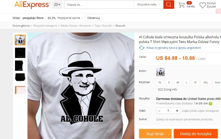 Aleksander Kwaśniewski jako Hitler! Szokująca koszulka z AliExpress!