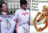 Międzynarodowy Dzień Paris Hilton 2012. Protest przed Pałacem Prezydenckim