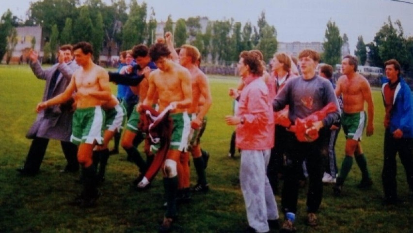 Lech po awansie do IV ligi w 1993 roku