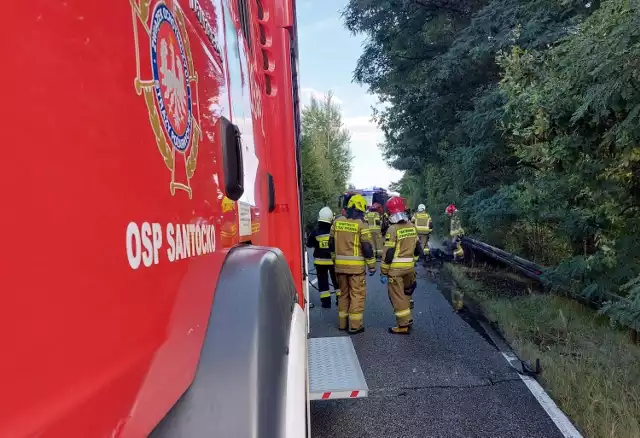 Wypadek wyglądał bardzo poważnie. Na szczęście nikomu nic się nie stało.