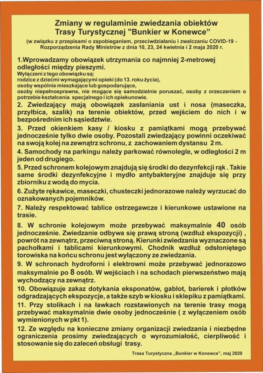 Od dzisiaj czynna jest trasa turystyczna Bunkier w Konewce. Na jakich zasadach można zwiedzać schron?