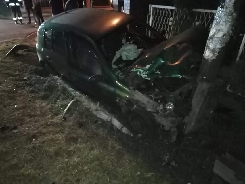 W Prądzewie (gmina Rusiec) zderzyły się dwa samochody