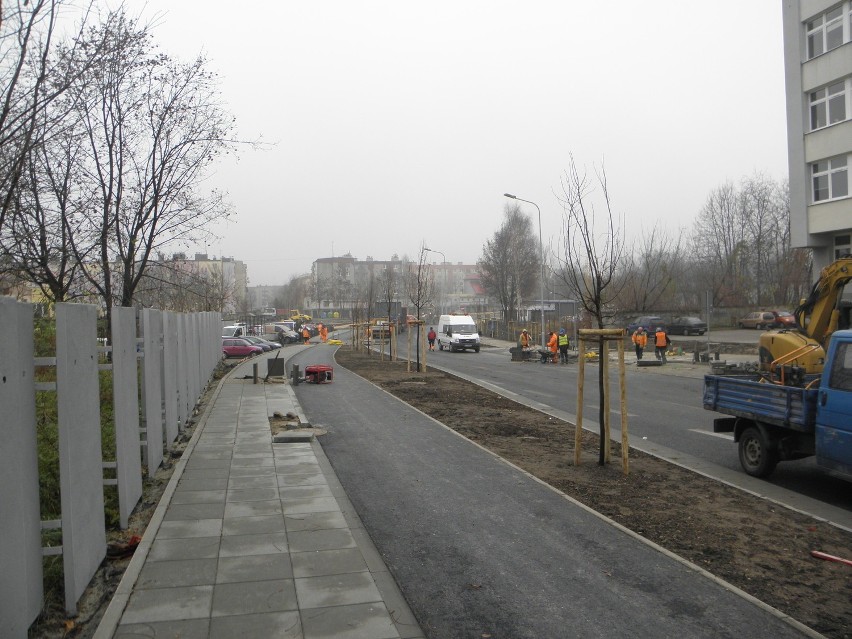 Częstochowa: przedłużenie ulicy Monte Cassino do Śląskiej prawie gotowe. Trwają ostatnie prace