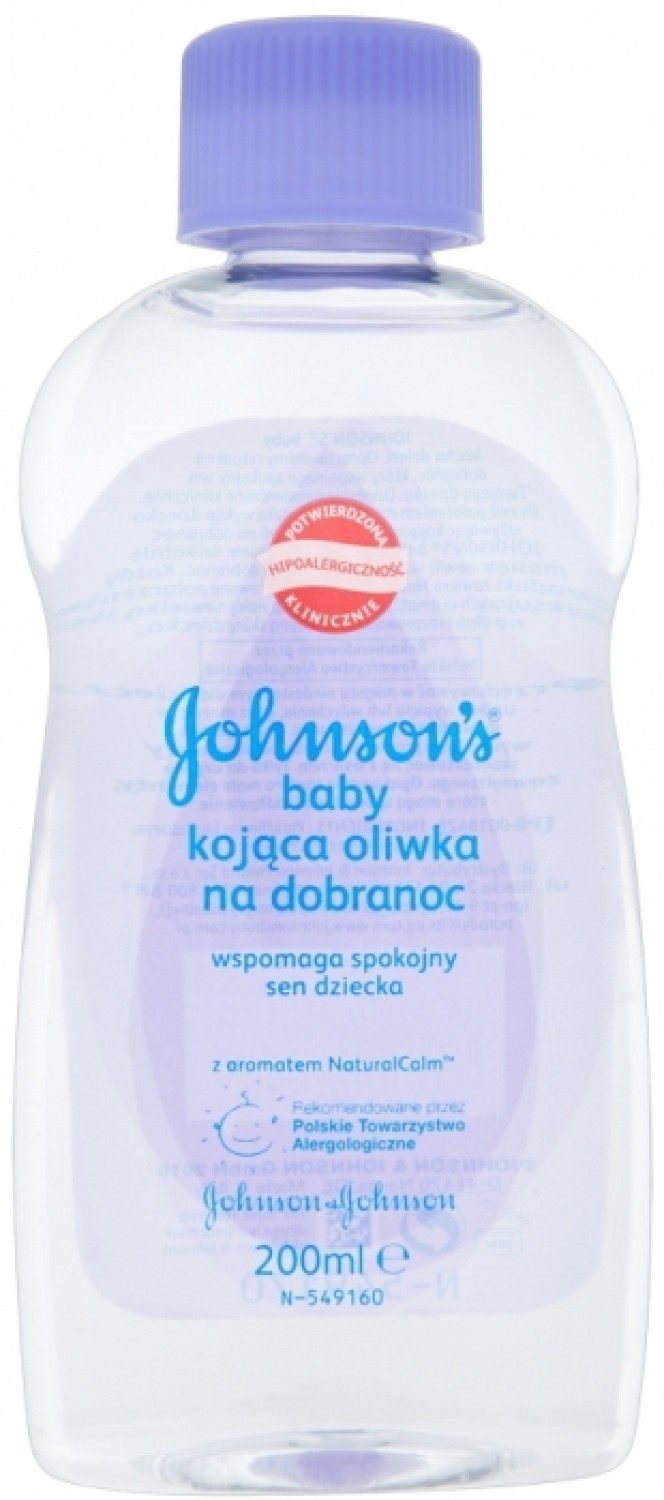 Johnson's Baby Kojąca oliwka na dobranoc 200 ml