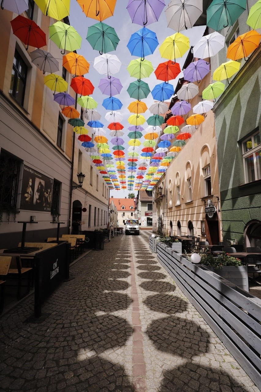 Parasolki nad Bankową w Pszczynie