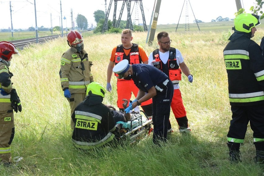 Wypadek na drodze Ulesie - Jezierzany.