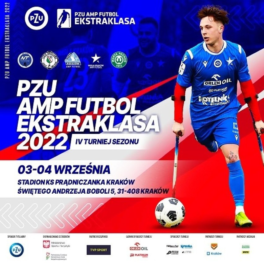Wisła Kraków. Czwarty turniej ekstraklasy w amp futbolu w najbliższy weekend na stadionie Prądniczanki 