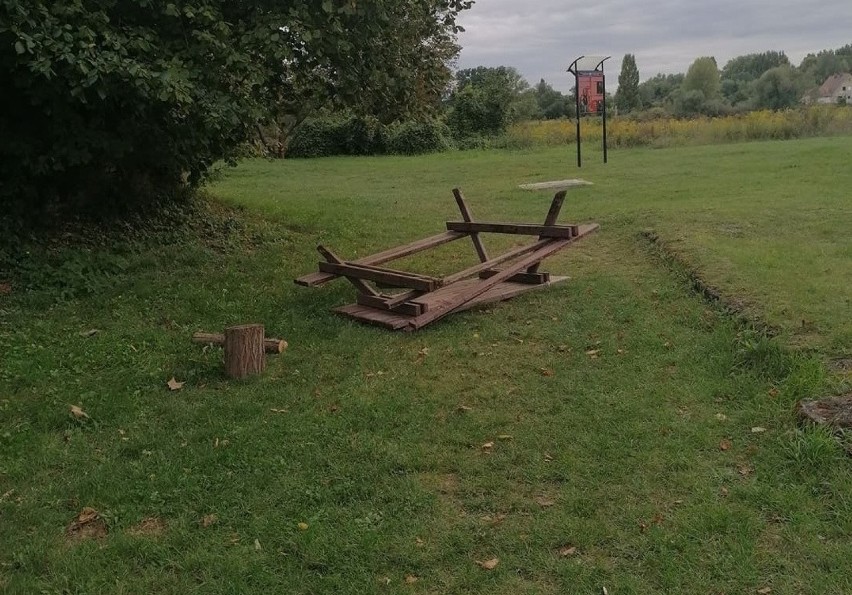 Wandale regularnie robią szkody na terenie Starego Miasta w...