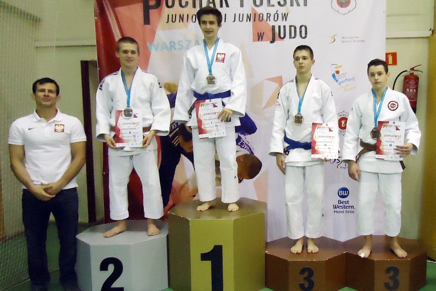 Judo: wszyscy pilscy juniorzy wrócili z zawodów Pucharu Polski z medalami!
