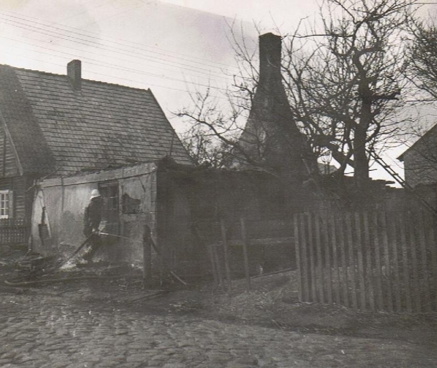 Wielki pożar w Darzlubiu (15 marca 1955)