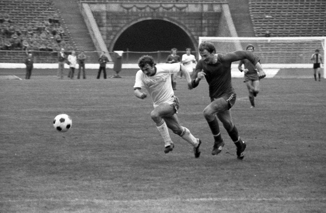 Mecz o Puchar Polski Zagłębie Sosnowiec Piast Gliwice 1978 roku (@T. Prażmowski, Muzeum Sportu i Turystyki w Warszawie)