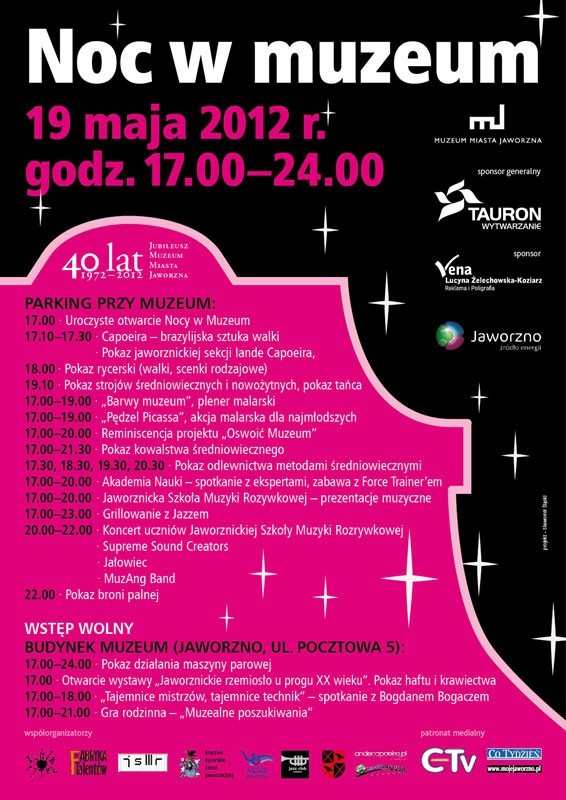 Noc Muzeów 2012 w Muzeum Miasta Jaworzna

Po raz drugi...