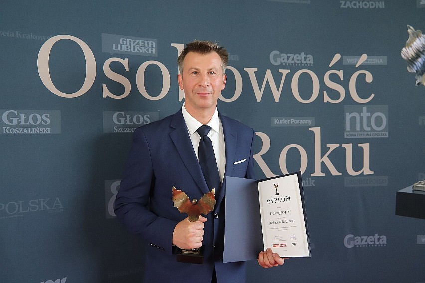 Krzysztof Gagatek, laureat w kategorii samorządność, polityka i społeczność lokalna w 2020 roku