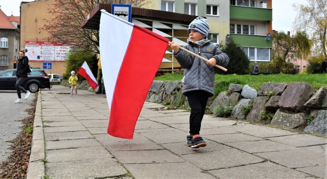 Święto Niepodległości w Sławnie - wybrane akcenty biało-czerwone