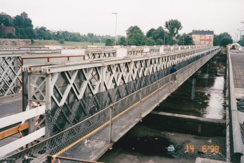 Most tymczasowy "Lajkonik"