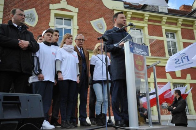 Andrzej Duda z czwartkową wizytą w Starogardzie Gdańskim.