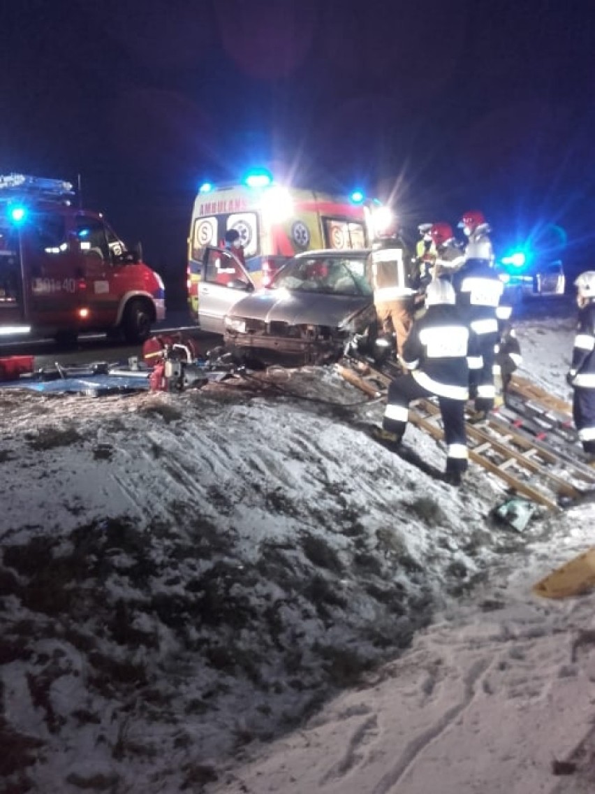 Policja Śrem: wypadek w okolicach Zbrudzewa. Trasa...