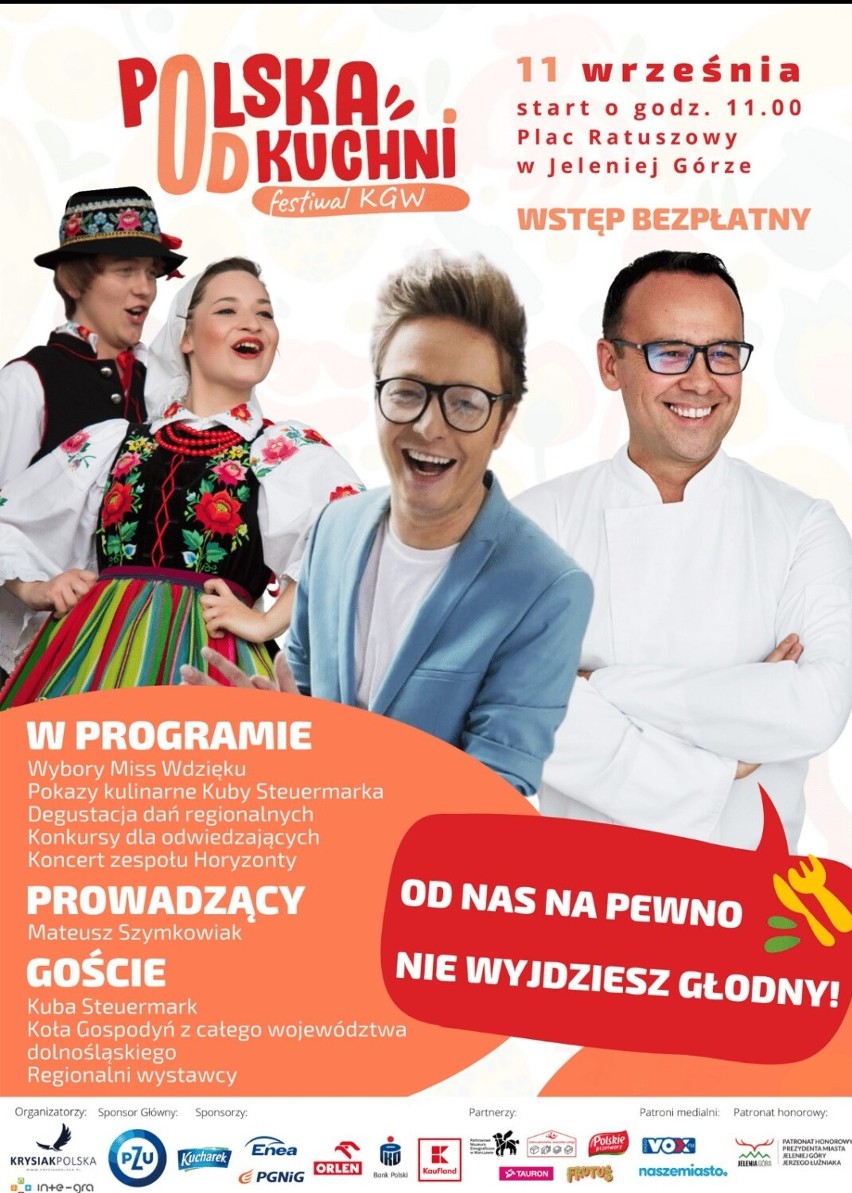 Na Placu Ratuszowym w Jeleniej Górze odbędzie się festiwal "Polska od Kuchni"