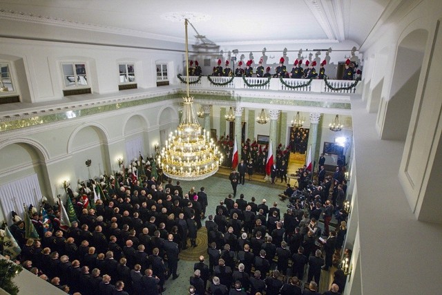 Barbórka 2013 w Pałacu Prezydenckim.Fot. Wojciech Olkusik