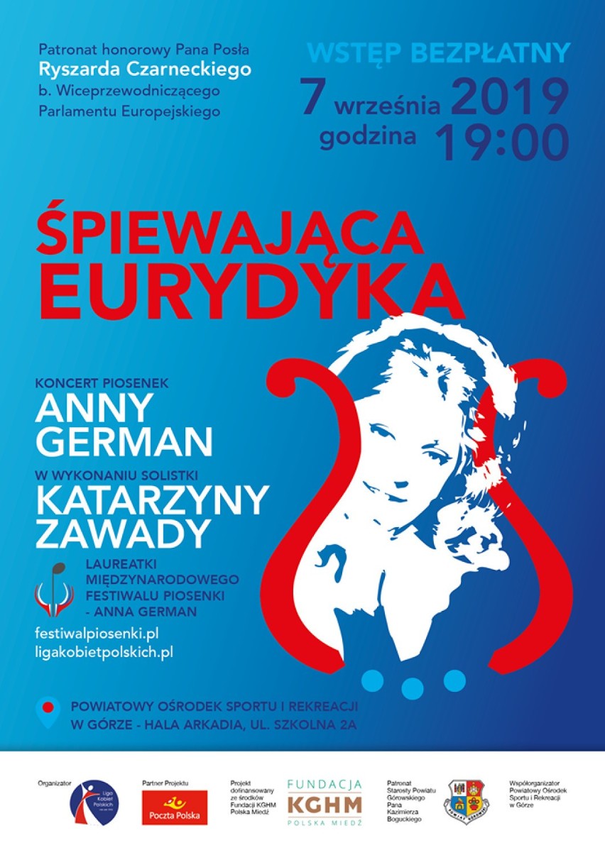Koncerty piosenek Anny German „Śpiewająca Eurydyka” w Niechlowie i Górze. Wstęp jest bezpłatny [ZDJĘCIA]