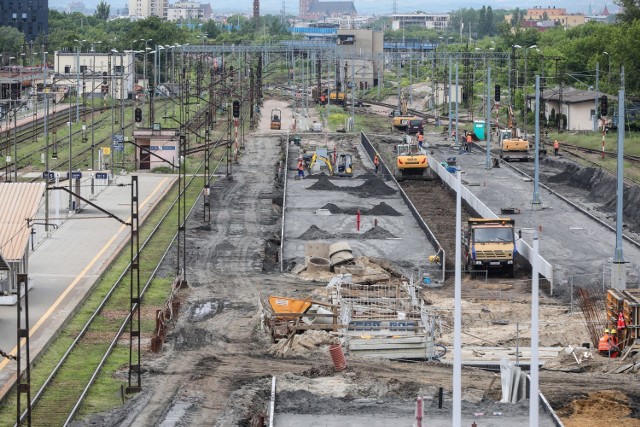 Trwa przebudowa stacji kolejowej Kraków-Płaszów