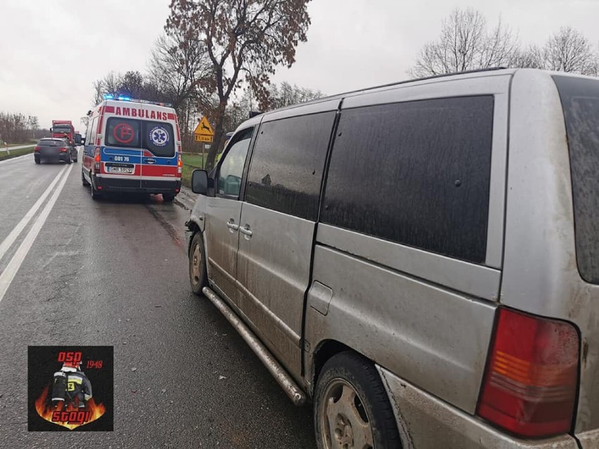 Malbork. Wypadek na drodze krajowej nr 55 tuż za miastem. Kobieta trafiła do szpitala