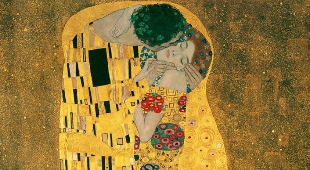 Gustav Klimt, "Pocałunek"