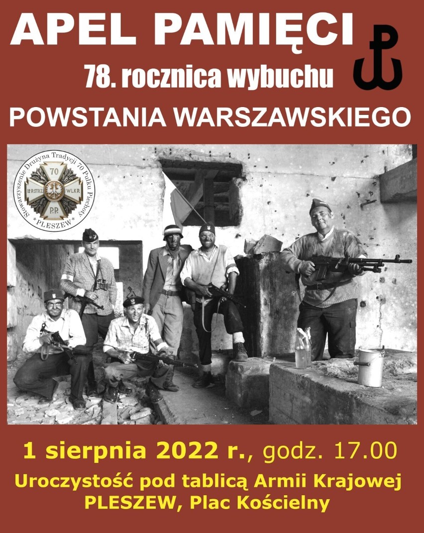 Rocznica wybuchu Powstania Warszawskiego 2022. Oficer 70...