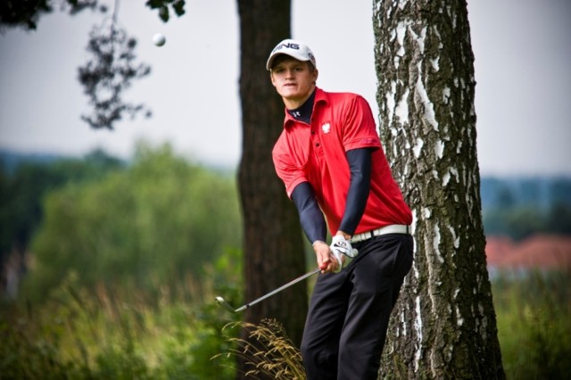 Mateusz Gradecki, jeden ze zdolniejszych młodych, polskich golfistów; wrocławianin