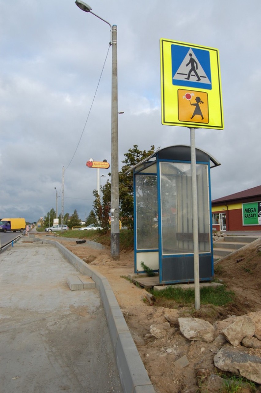 Przebudowa skrzyżowania w Baninie - ulic Lotniczej i Rolniczej