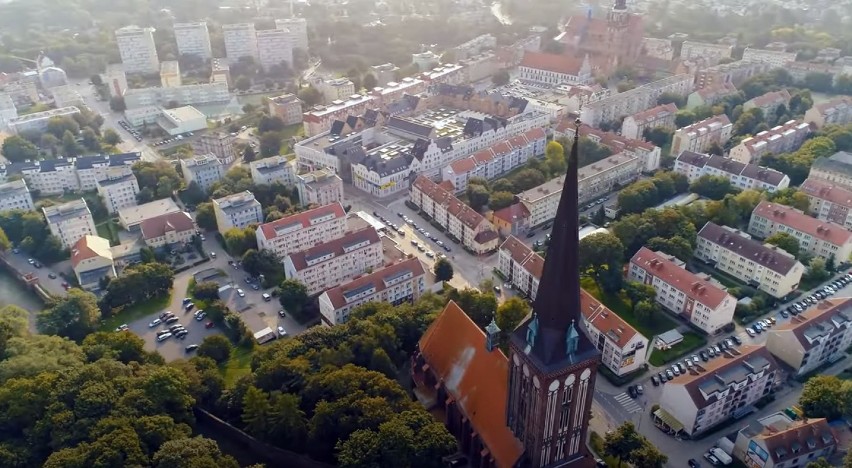 Dronem nad Stargardem. Widoki z lotu ptaka. Filmik i zdjęcia. Do oglądania zaprasza "Lecę w miasto" 