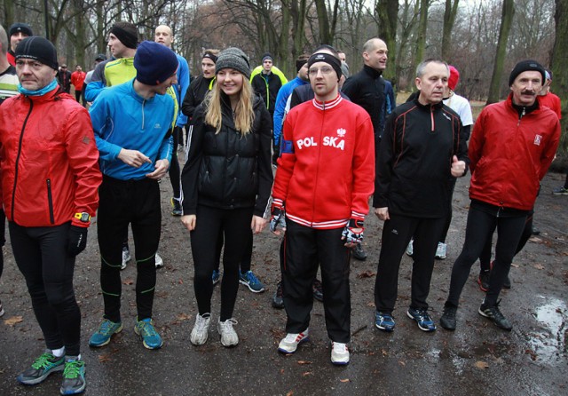 Parkrun Łódź. Bieg w parku Poniatowskiego - 13 grudnia 2014